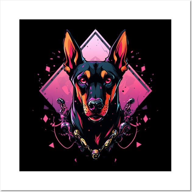 doberman Wall Art by dorapeterx